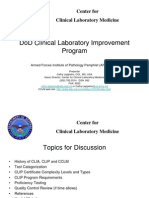 PRINT-DoD Clinical Laboratory Improvement Program