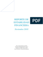 Reporte Estabilidad Financiera Noviembre 2010