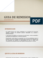 Guía remisión documento traslado bienes