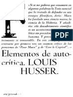 Althusser Louis - Elementos de Autocritica