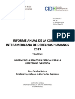 Informe Anual 2013 Relatoría LE CIDH Caso México