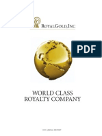 Royal Gold Company Info