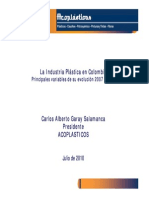 Perspectivas Comerciales Del Sector Plasticos en Colombia ACOPLASTICOS p1