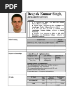 Deepak Singh Resume