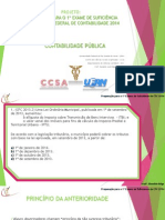 CONTABILIDADE PÚBLICA - Preparação Para o 1º Exame de Suficiência Do CFC 2014.1 - Ronaldo Em 17 de Março de 2014 (1)