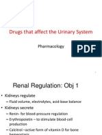 Drugs That Affect The Urinary System: Pharmacology