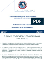 D 2012 Organismos Electorales FUSADES El Salvador PDF