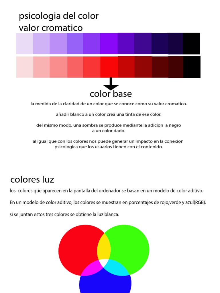 Psicología y Teoría del Color | PDF | Métodos y materiales de enseñanza ...