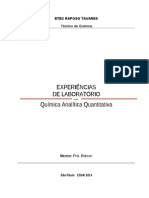 Apostila de Quimica Analítica Quantitativa Montado Incompleto