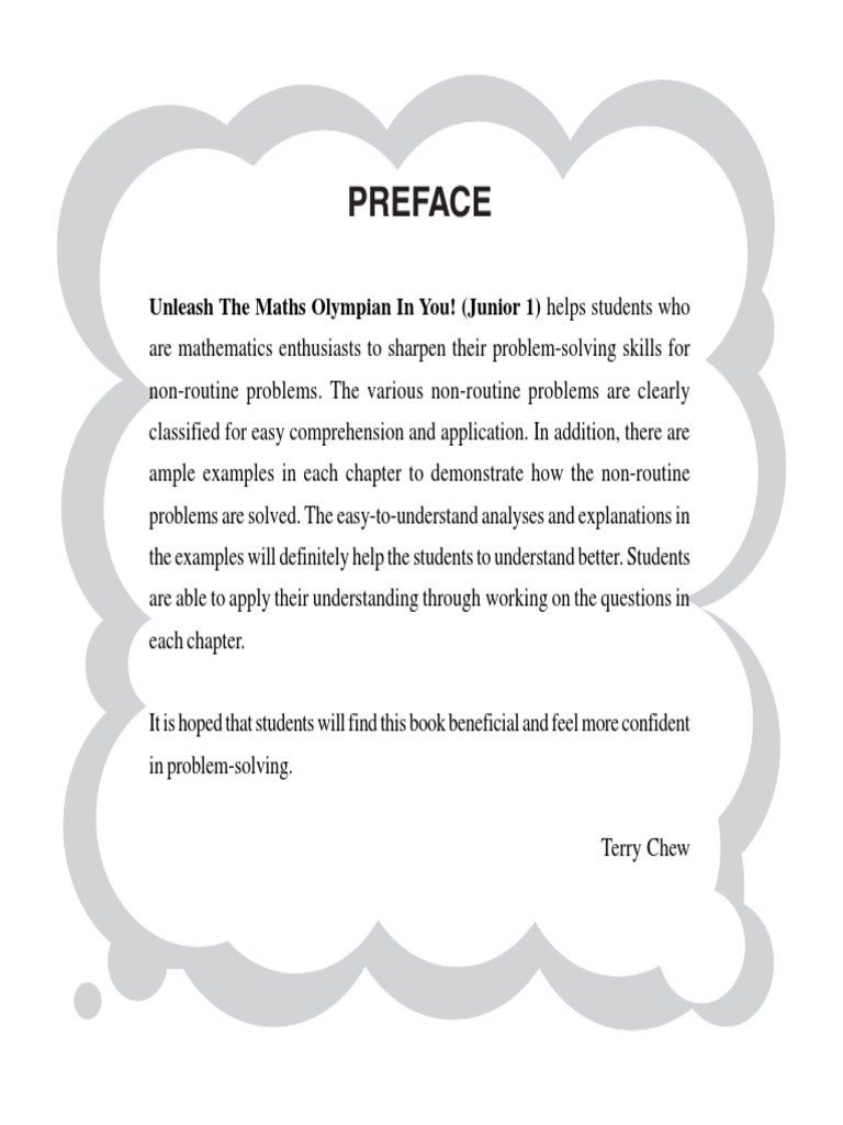 Preface Junior 1 | PDF | Teaching Mathematics | Educational Psychology
