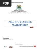 Projeto Clube de Matemática