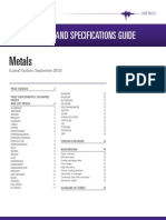 Methodology and Specifications Guide: Metals