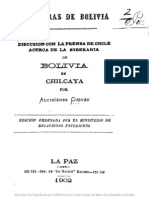 La soberanía boliviana sobre Chilcaya