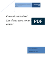 Trabajo. Comunicación Oral.