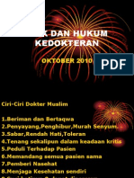 Etik Dan Hukum Kedokteran 12 Oktober