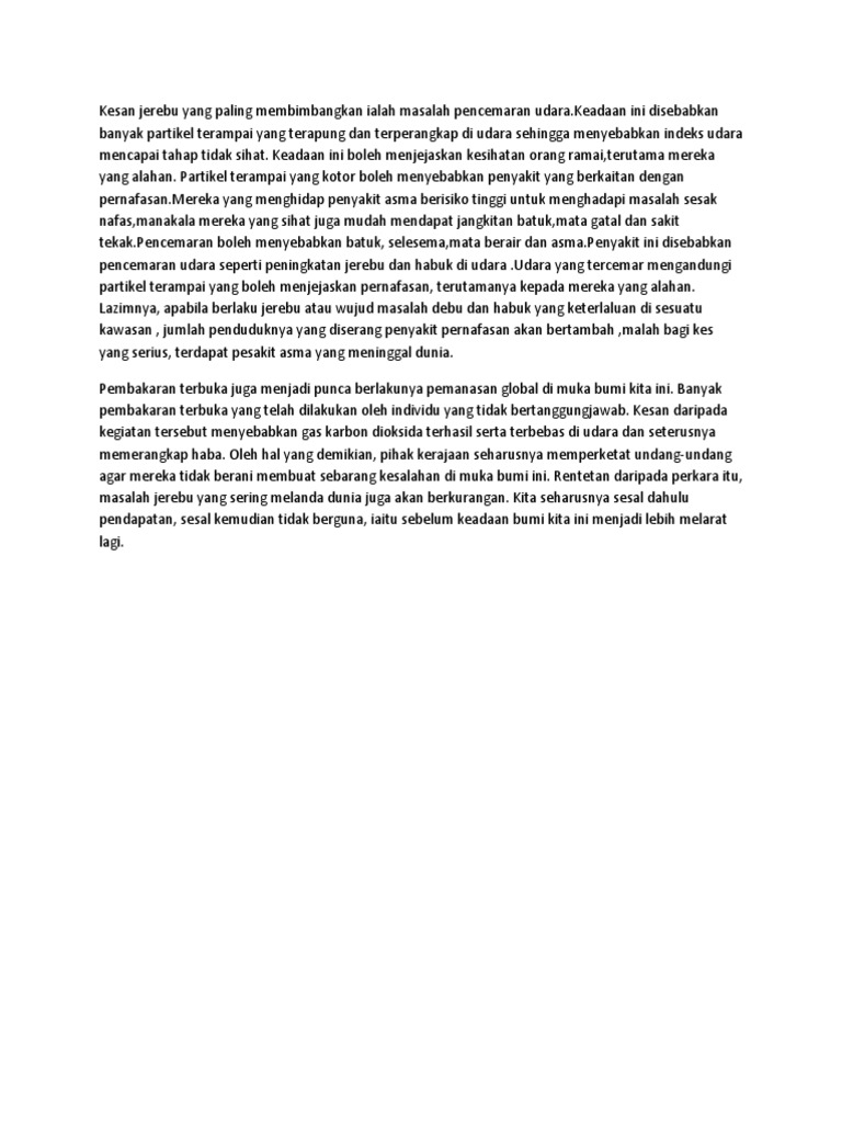 Kesan Pembakaran Terbuka  PDF