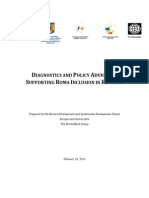 World Bank 2014 Diagnostics and Policy Advive For Supporting Roma Inclusion in Romania