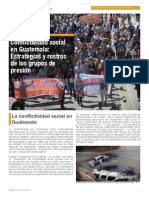 Conflictividad Social en Guatemala República Gt