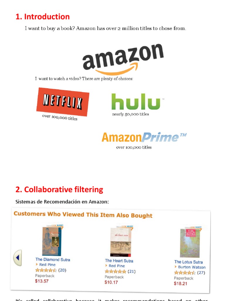 Amazon Recommendation Systems Explained | PDF | Teaching Methods ...