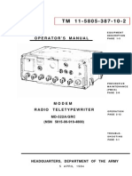 TM 11-5805-387-10-2 - Modem - Teletypewriter - MD-522 - 1984 PDF