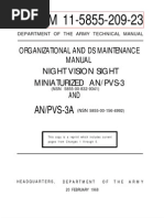 TM 11-5855-209-23 - Night - Vision - Sight - AN - PVS-3 - 1968 PDF