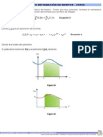 Formulas de Integración de Newton-Cotes