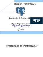 Particiones en PostgreSQL