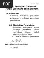 Download BAB 3Penerapan Diferensial Fungsi Sederhana Dalam Ekonomi DAN BAB 4 by Ari Wibowo SN220180644 doc pdf