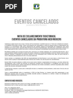 Nota Oficial - Eventos Web Rockers _ TicketBrasil
