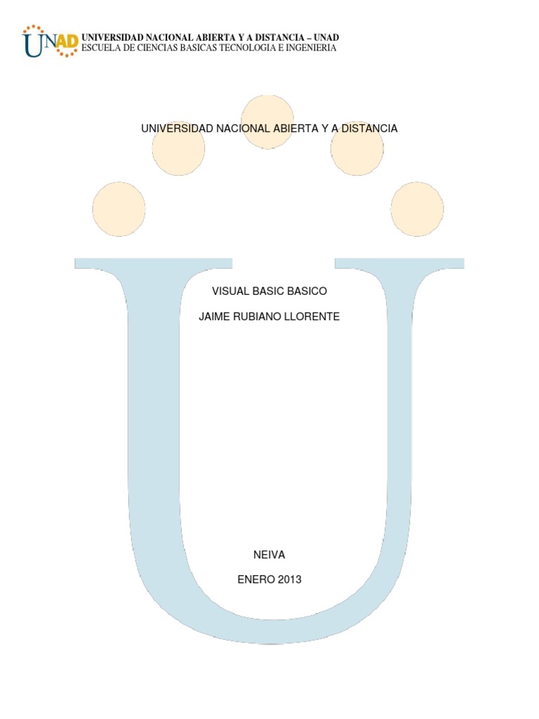 Modulo Visual Basic PDF Entorno de desarrollo integrado Programa