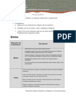 Proceso administrativo Bimbo