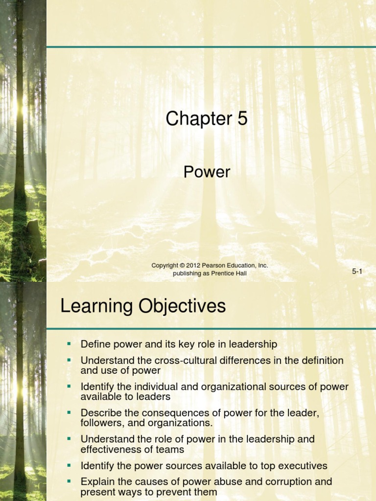 Nahavandi - Leadership6 - ppt05 - Power and Leadership | PDF | Power ...
