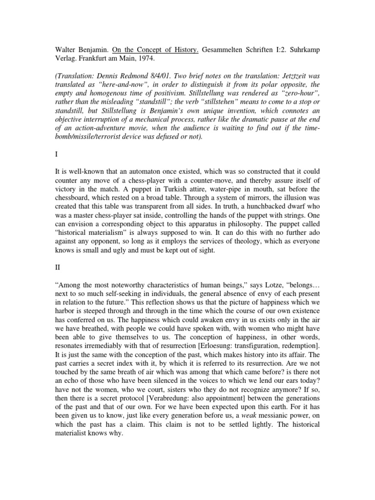 Theses on the philosophy of history amazon image