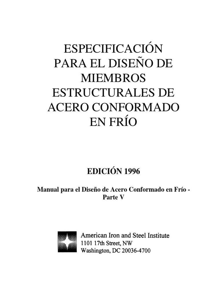 AISI | PDF | Pandeo | Acero