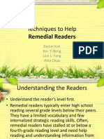 Help Remedial Readers with Pre-Reading Techniques