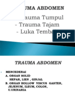 Trauma Abdomen Dan Thorax Dr. Yuzar