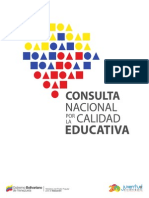 Consulta Nacional Por La Calidad Educativa