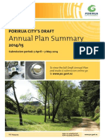 Porirua City Draft Annual Plan 2014-15 - Summary