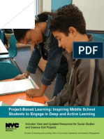 2009 Middle School Students to Engage in Deep and Active Learning