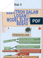 Pertemuan Ke 5 Bab 5 Elektron Dalam Logam I