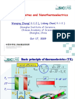 Nanocomposites and Nanothermoelectrics: Wenqing Zhang (张文清), Lidong Chen (陈立东)