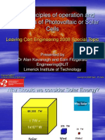 Photovoltaic Solar Cells Presentation