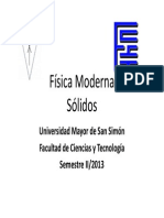 Fisica Moderna - Sólidos