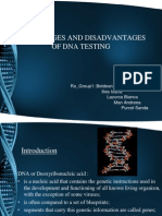 DNA Testing - Advantages & Disadvantages