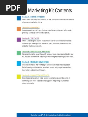 Event Marketing Kit