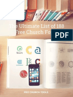 The Ultimate List of 188 Free Church Fonts