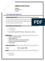 Curriculum Vitae: Neelam Singh Tomar