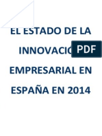 Estado de Innovación Empresarial en España en 2014