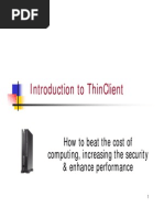 Thin Client Presentation