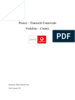 Proiect - Tranzactii Comerciale (Vodafone/Cosmote)